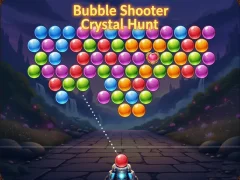 Гульня Bubble Shooter Crystal Hunt онлайн