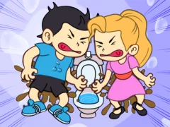 Гульня Toilet Rush Race: Draw Puzzle онлайн