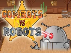Гульня Cowboys vs Robots онлайн