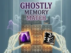 Гульня Ghosts Memory Match онлайн