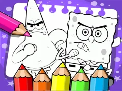 Гульня Sponge Bob Coloring Book онлайн