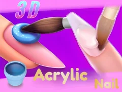 Гульня 3D Acrylic Nail онлайн