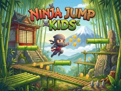 Гульня Ninja Jump Kids онлайн
