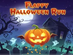 Гульня Flappy Halloween Run онлайн