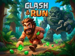 Гульня Clash & Run онлайн