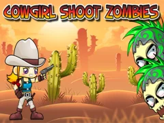 Гульня Cowgirl Shoot Zombies онлайн