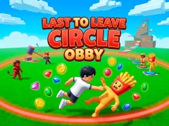 Гульня Last to Leave Circle Obby онлайн