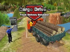 Гульня Cargo drive - Truck Delivery Simulator онлайн