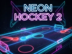 Гульня Neon Hockey 2 онлайн