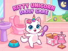 Гульня Kitty Unicorn Daily Care онлайн