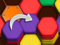 Гульня Woody Hexa онлайн