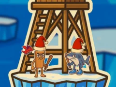Гульня Tung Tung Sahur Snow Arena онлайн