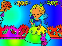 Гульня Coloring Book: Princess Juliet онлайн