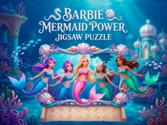 Гульня Barbie Mermaid Power Jigsaw Puzzle онлайн