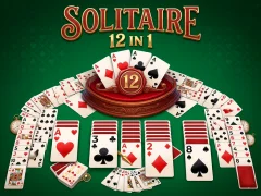 Гульня Solitaire 12 in 1 онлайн