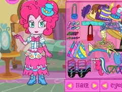 Гульня My little pony Equestria Girls Pinkie Pie Dress Up онлайн
