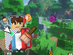Гульня Draw a skin for Mineblock with physics онлайн