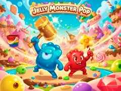 Гульня Jelly Monster Pop онлайн