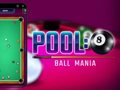 Гульня Pool 8 Ball Mania онлайн