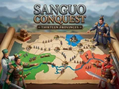 Гульня Sanguo Conquest Thirteen Provinces онлайн