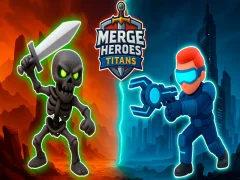 Гульня Merge Heroes Titans онлайн