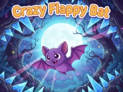 Гульня Crazy Flappy Bat онлайн