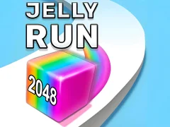 Гульня Jelly Run 2048 онлайн