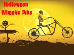 Гульня Halloween Wheelie Bike онлайн