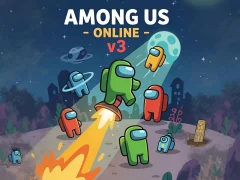 Гульня Among Us Online v3 онлайн