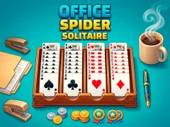 Гульня Office Spider Solitaire онлайн
