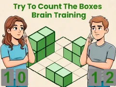 Гульня Try To Count The Boxes Brain Training онлайн