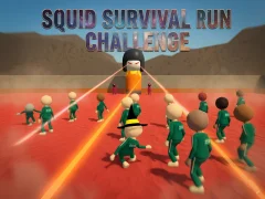 Гульня Squid Survival Run Challenge онлайн