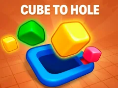 Гульня Cube to Hole онлайн