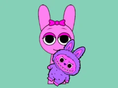 Гульня Steal Labubu Sprunki! онлайн