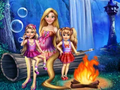 Гульня Gorgeous Twins Spring Camp онлайн