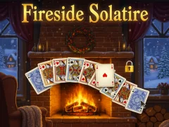 Гульня Fireside Solitaire онлайн