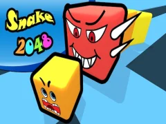 Гульня Snake 2048 онлайн