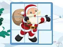 Гульня Santa Puzzles онлайн