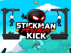 Гульня Stickman Archer Kick онлайн