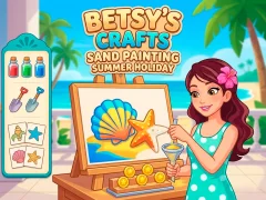 Гульня Betsy's Crafts Sand Painting Summer Holiday онлайн