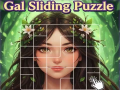 Гульня Gal Sliding Puzzle онлайн