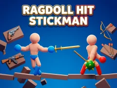 Гульня Ragdoll Hit Stickman онлайн