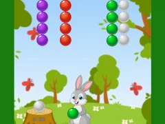 Гульня Rabbit Bubble Shooter онлайн