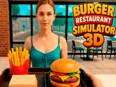 Гульня Burger Restaurant Simulator 3D онлайн