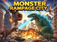 Гульня Monster Rampage City онлайн