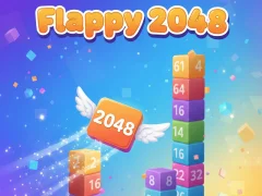 Гульня Flappy 2048 онлайн