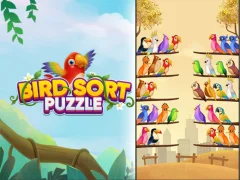 Гульня Bird Sort Puzzle онлайн