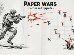 Гульня Paper Wars: Battles and Upgrades онлайн