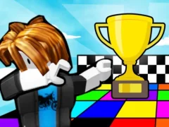 Гульня Color Race Obby онлайн