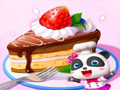 Гульня Little Panda Cake Shop онлайн